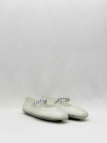 Pre-loved JIMMY CHOO The Jelly Off-white Size EU 39 Ballet Flats at Reems Closet