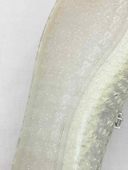 Pre-loved JIMMY CHOO The Jelly Off-white Size EU 39 Ballet Flats at Reems Closet
