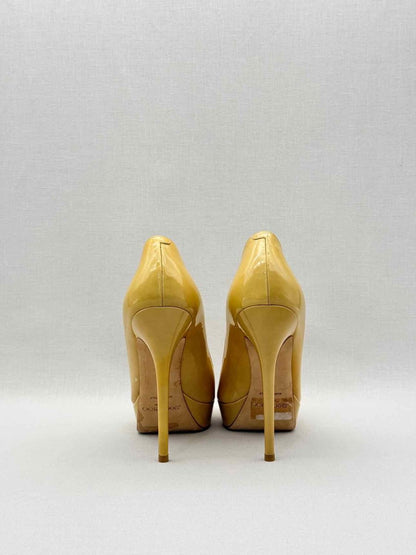 Pre-loved JIMMY CHOO Yellow Size EU 39 Pumps at Reems Closet