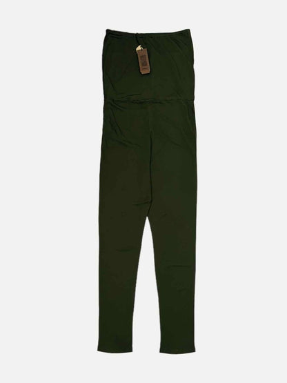 Pre - loved JO NO FUI Tube Khaki & Black Jumpsuit at Reems Closet