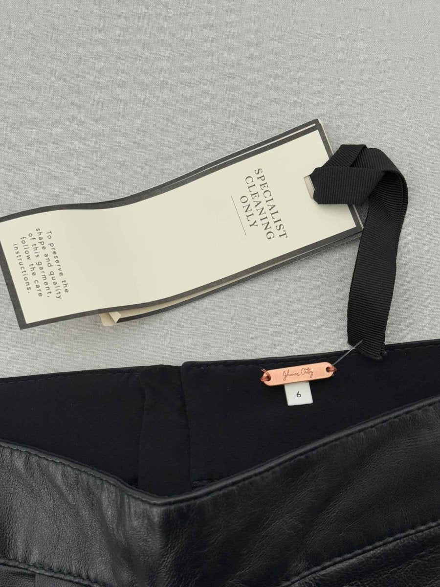 Pre - loved JOHANNA ORTIZ Black Size US 6 Pants at Reems Closet