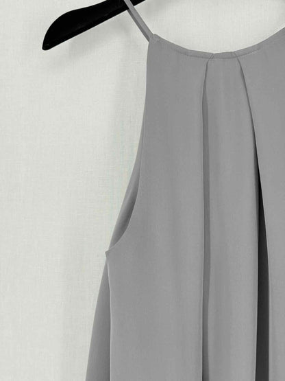 Pre - loved JOIE Sleeveless Grey Pleated Size Medium Top at Reems Closet