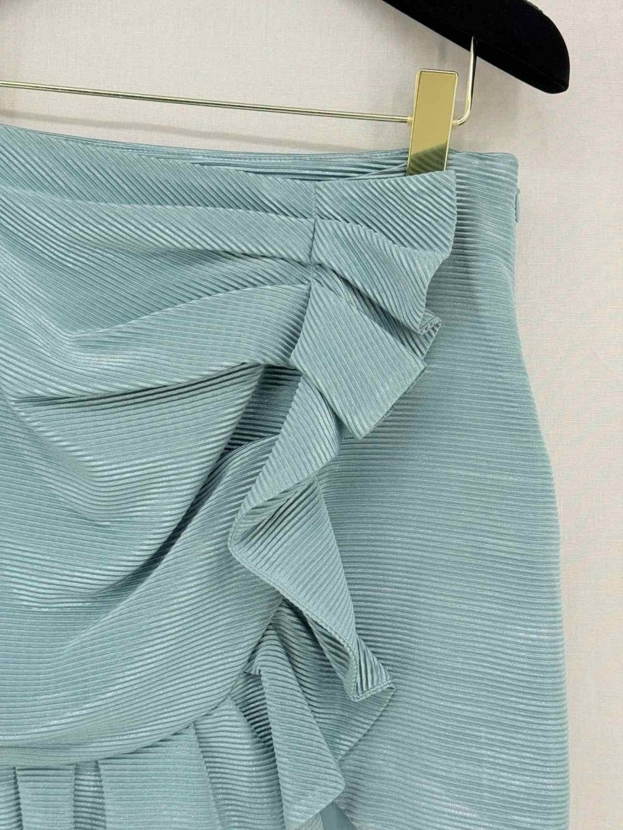 Pre - loved JONATHAN SIMKHAI Azaelea Pale Blue Size US 6 Mini Skirt at Reems Closet