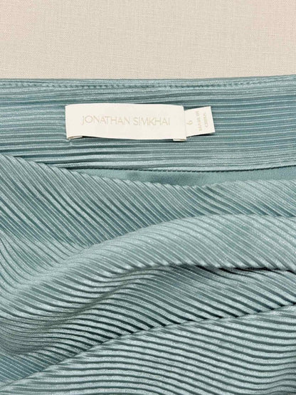 Pre - loved JONATHAN SIMKHAI Azaelea Pale Blue Size US 6 Mini Skirt at Reems Closet