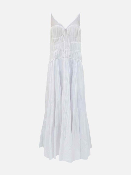 Pre - loved JONATHAN SIMKHAI Indy White Maxi Dress at Reems Closet