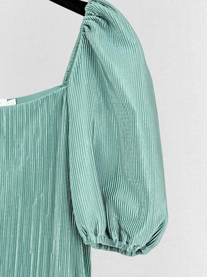 Pre - loved JONATHAN SIMKHAI Mint Green Size Medium Blouse at Reems Closet