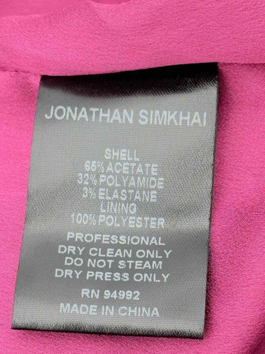 Pre - loved JONATHAN SIMKHAI Pink Size US 6 Pants at Reems Closet