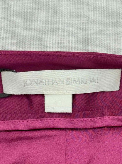 Pre - loved JONATHAN SIMKHAI Pink Size US 6 Pants at Reems Closet
