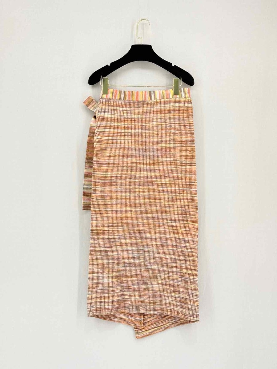 Pre-loved JONATHAN SIMKHAI Raelle Rib Knit Size Large Midi Skirt at Reems Closet