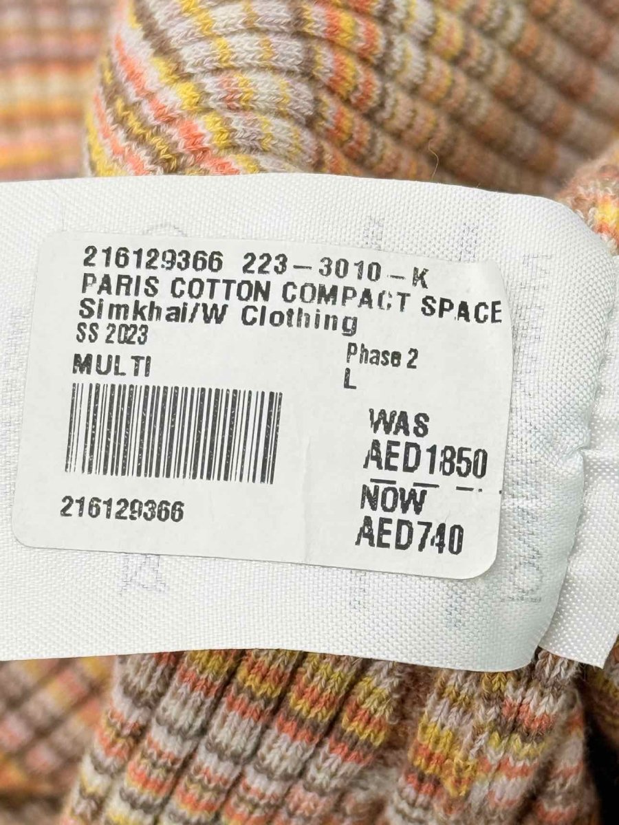 Pre-loved JONATHAN SIMKHAI Raelle Rib Knit Size Large Midi Skirt at Reems Closet