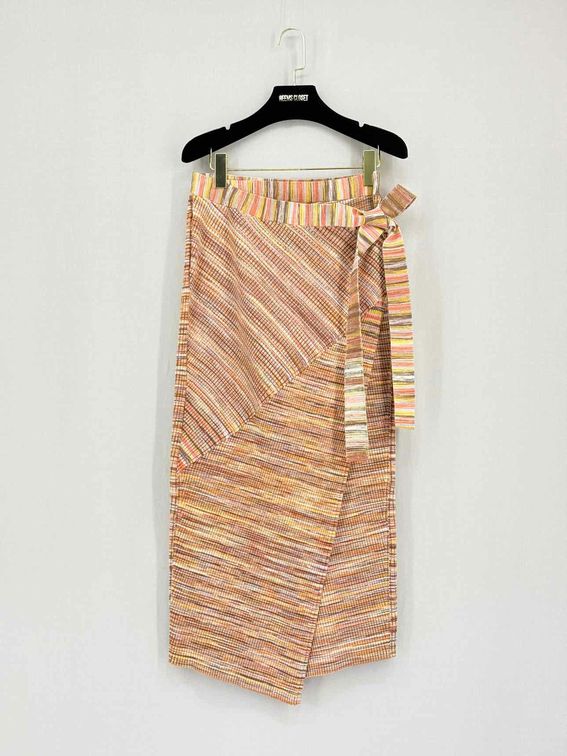Pre-loved JONATHAN SIMKHAI Raelle Rib Knit Size Large Midi Skirt at Reems Closet
