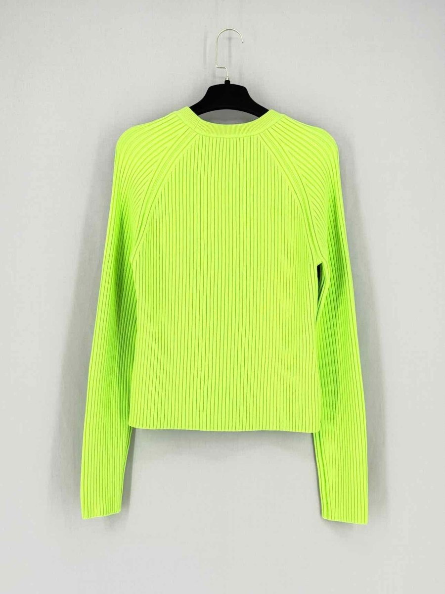 Pre - loved JONATHAN SIMKHAI Solina Fluo Green Size XLarge Top at Reems Closet