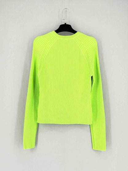 Pre - loved JONATHAN SIMKHAI Solina Fluo Green Size XLarge Top at Reems Closet