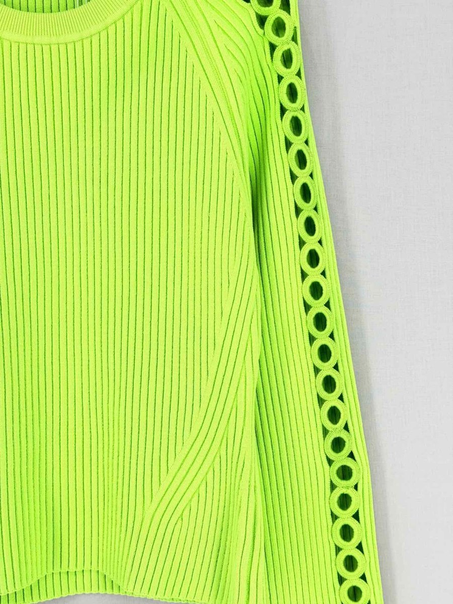 Pre - loved JONATHAN SIMKHAI Solina Fluo Green Size XLarge Top at Reems Closet