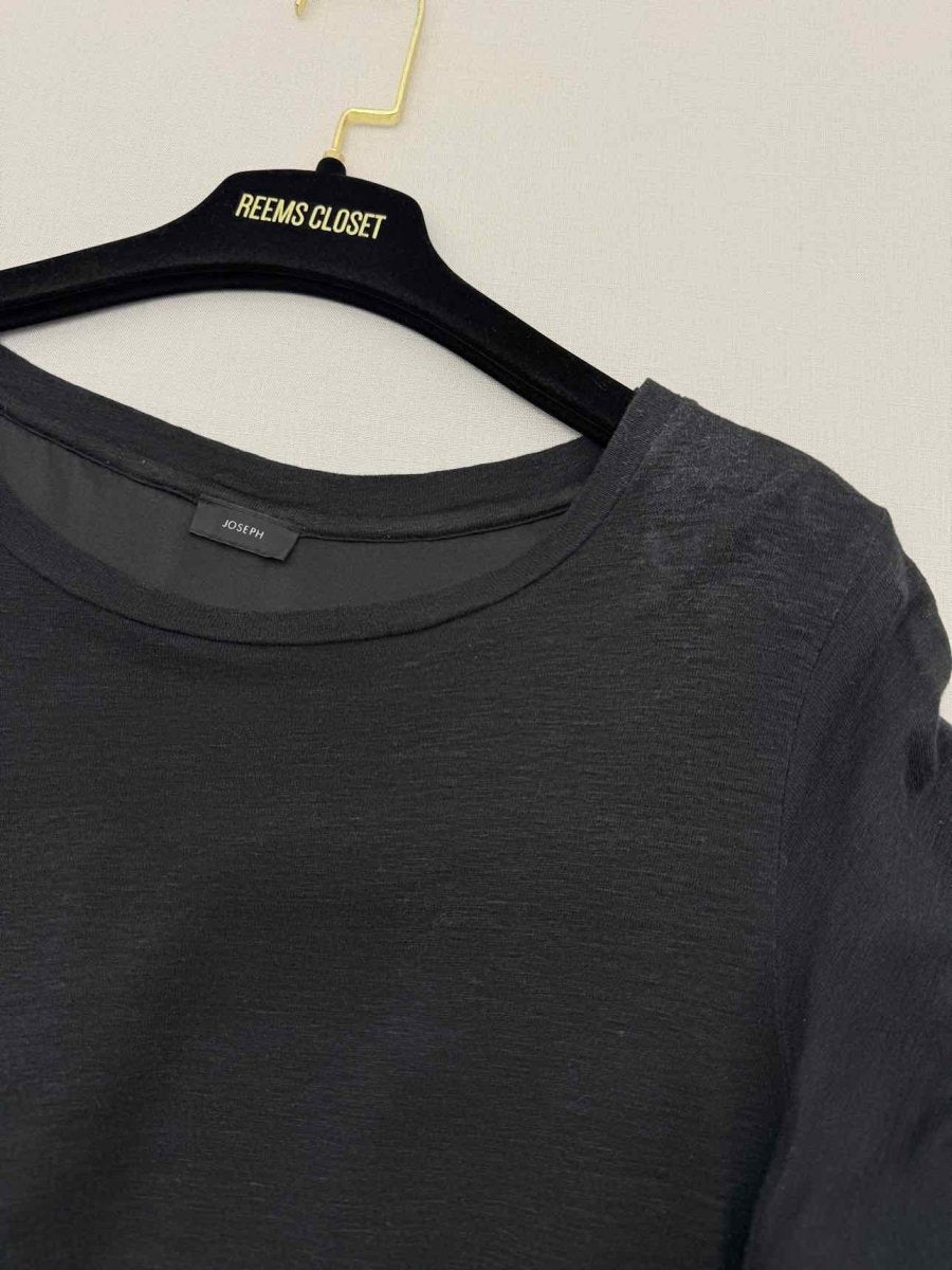 Pre - loved JOSEPH Black Size Medium Top at Reems Closet