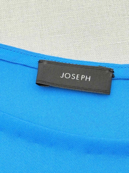 Pre - loved JOSEPH Blue & Green Size US 10 Blouse at Reems Closet