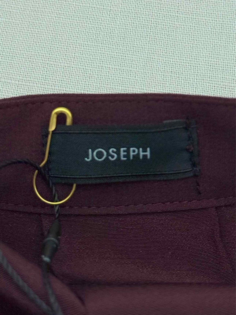 Pre-loved JOSEPH Carla Burgundy Size US 6 Blouse at Reems Closet