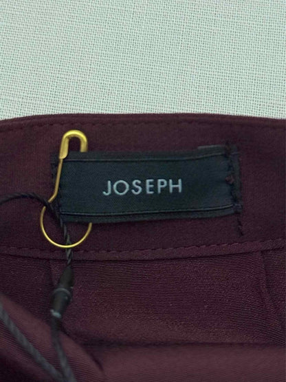Pre-loved JOSEPH Carla Burgundy Size US 6 Blouse at Reems Closet