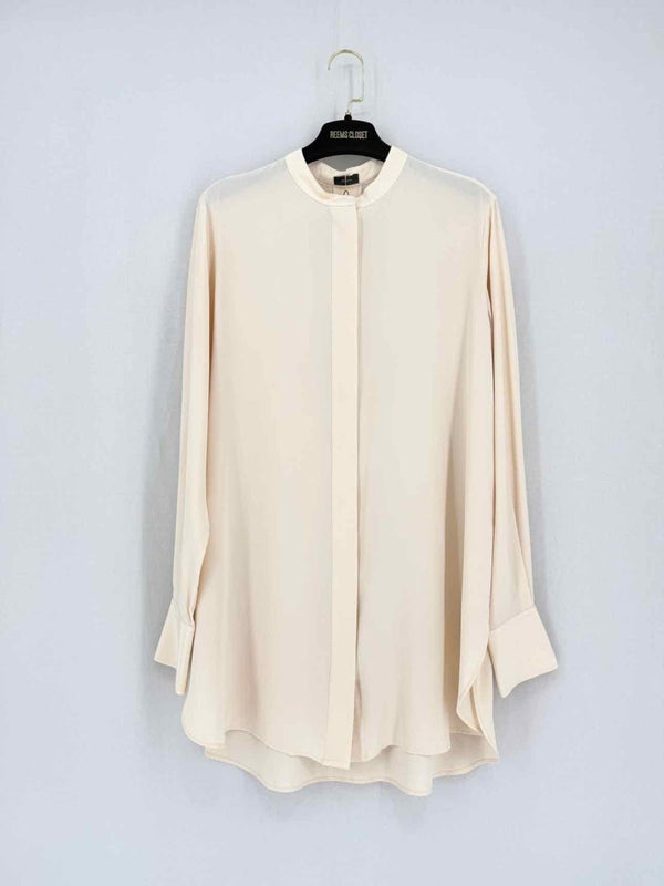 Pre-loved JOSEPH Carla Cream Size US 6 Blouse at Reems Closet