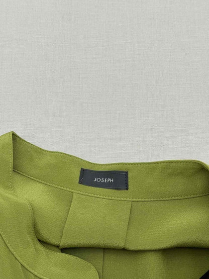 Pre-loved JOSEPH Carla Olive Green Size US 6 Blouse at Reems Closet