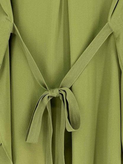 Pre-loved JOSEPH Carla Olive Green Size US 6 Blouse at Reems Closet