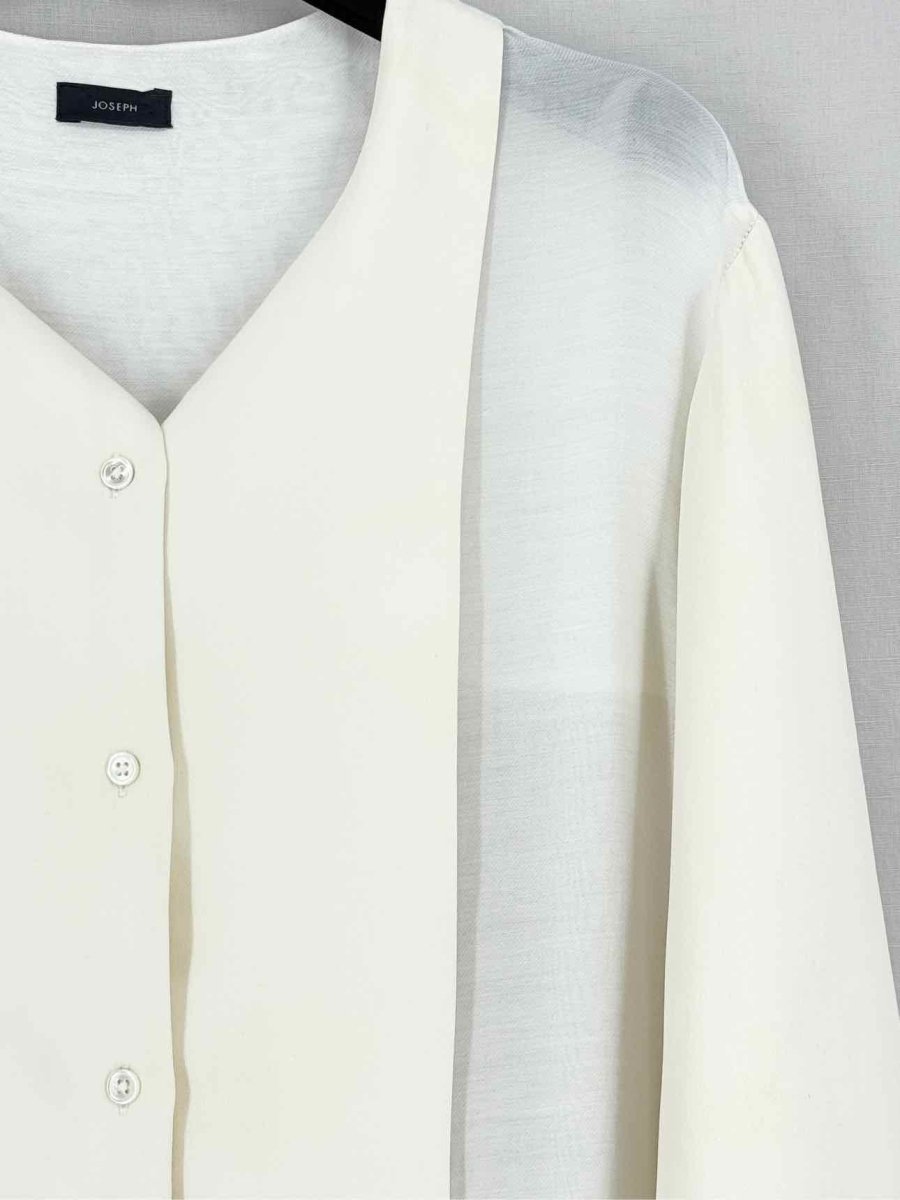 Pre - loved JOSEPH Cream Size US 2 Top at Reems Closet