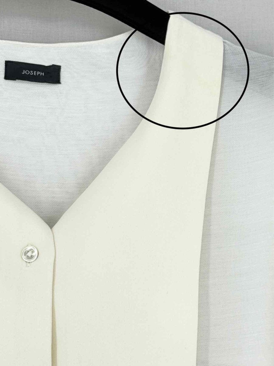 Pre - loved JOSEPH Cream Size US 2 Top at Reems Closet