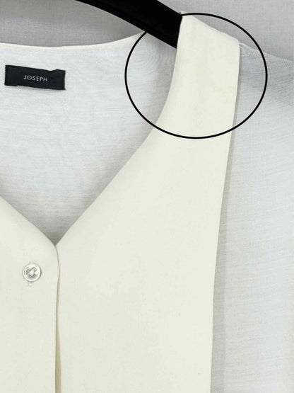 Pre - loved JOSEPH Cream Size US 2 Top at Reems Closet