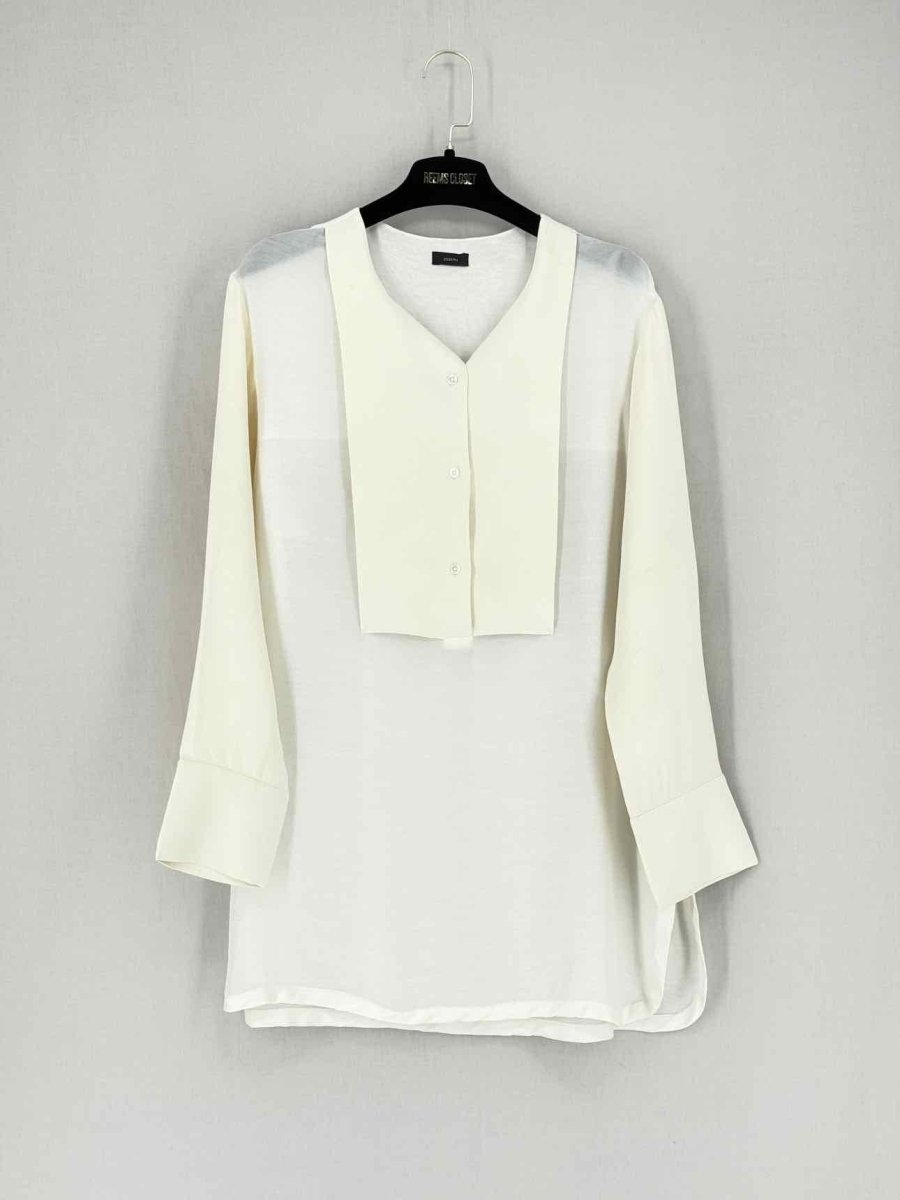 Pre - loved JOSEPH Cream Size US 2 Top at Reems Closet