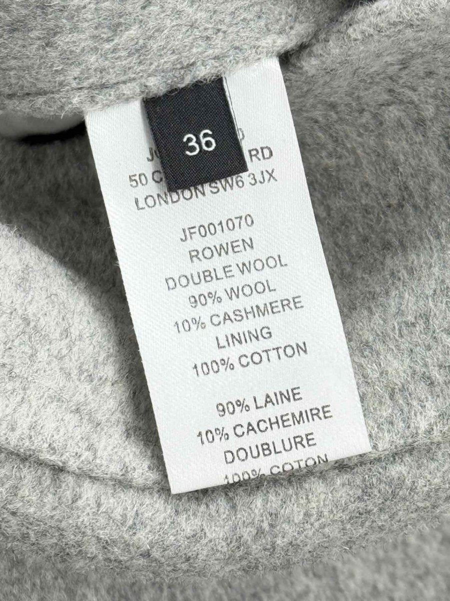 Pre - loved JOSEPH Grey Size US 6 Coat at Reems Closet