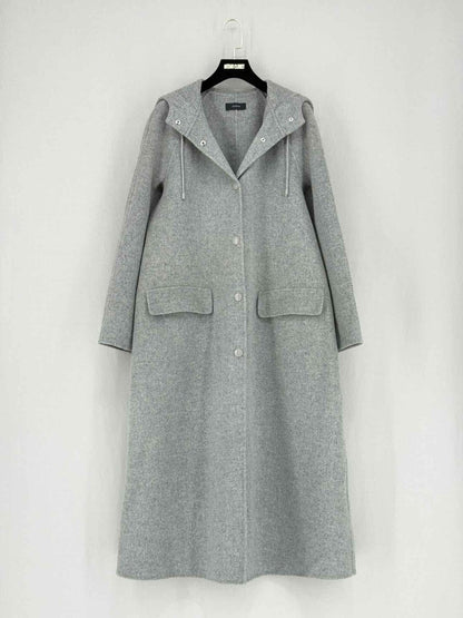 Pre - loved JOSEPH Grey Size US 6 Coat at Reems Closet