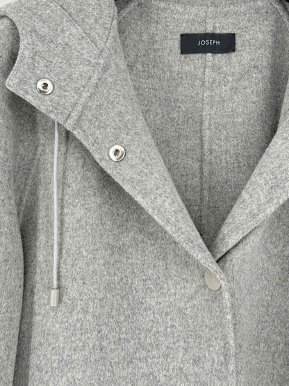 Pre - loved JOSEPH Grey Size US 6 Coat at Reems Closet