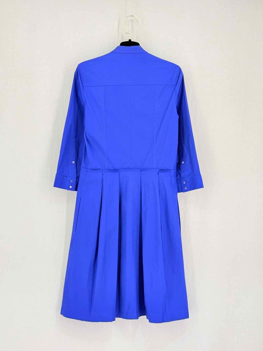 Pre-loved JOSEPH Shirt Royal Blue Size US 6 Knee Length Dress at Reems Closet