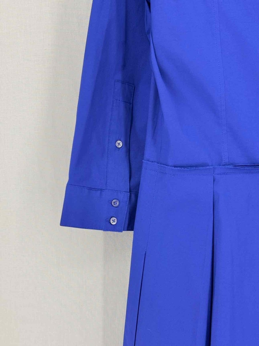 Pre-loved JOSEPH Shirt Royal Blue Size US 6 Knee Length Dress at Reems Closet
