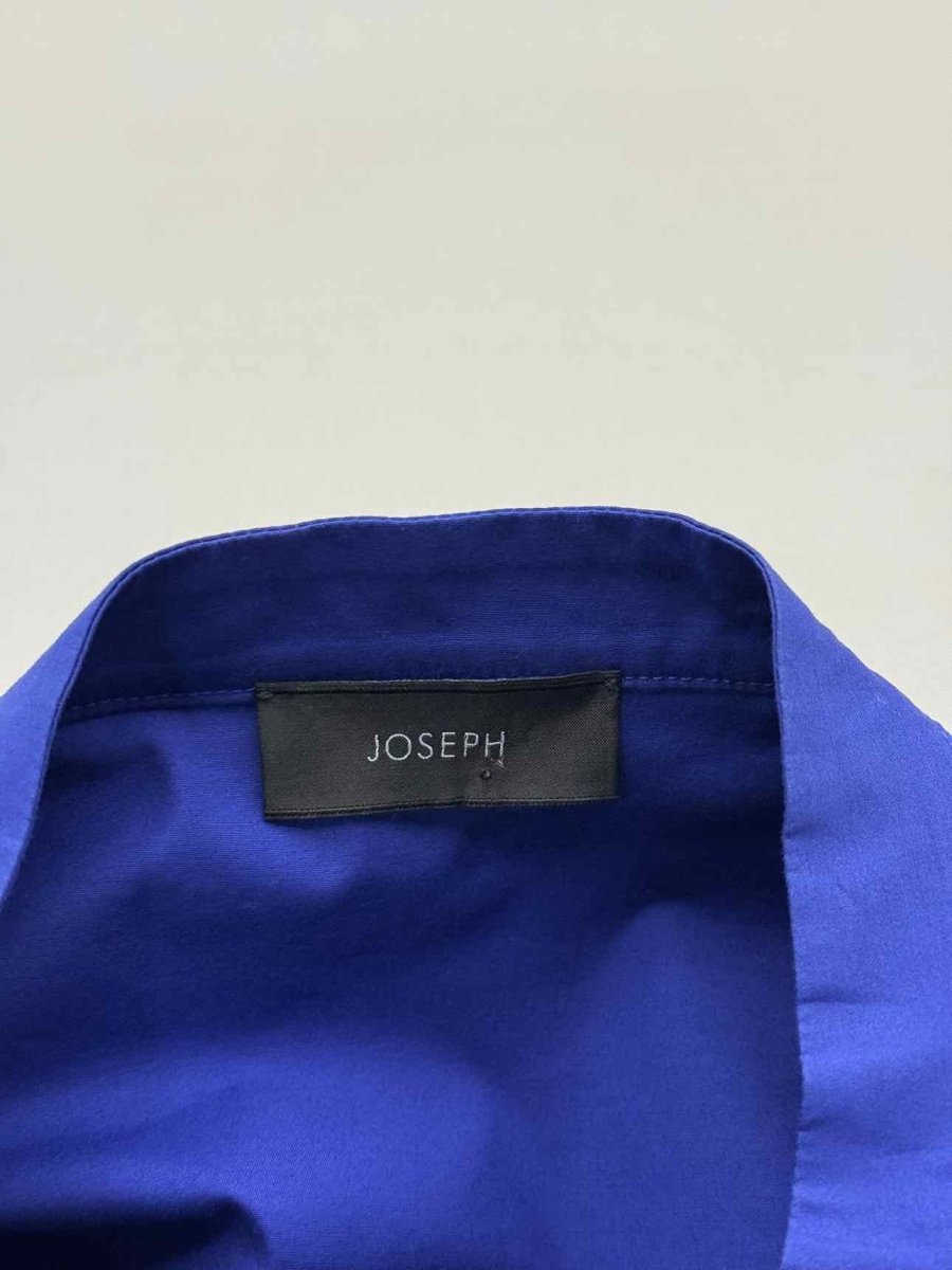 Pre-loved JOSEPH Shirt Royal Blue Size US 6 Knee Length Dress at Reems Closet