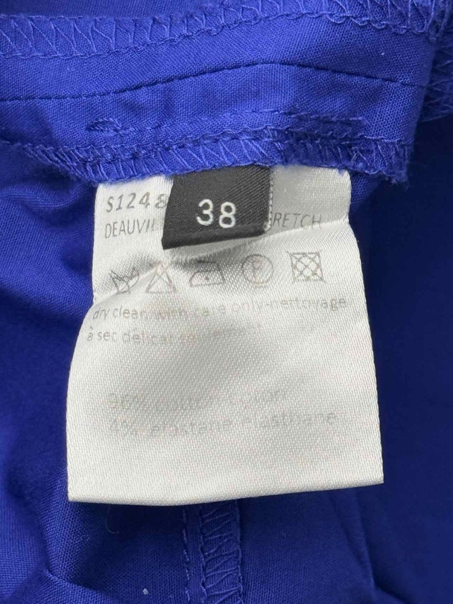 Pre-loved JOSEPH Shirt Royal Blue Size US 6 Knee Length Dress at Reems Closet