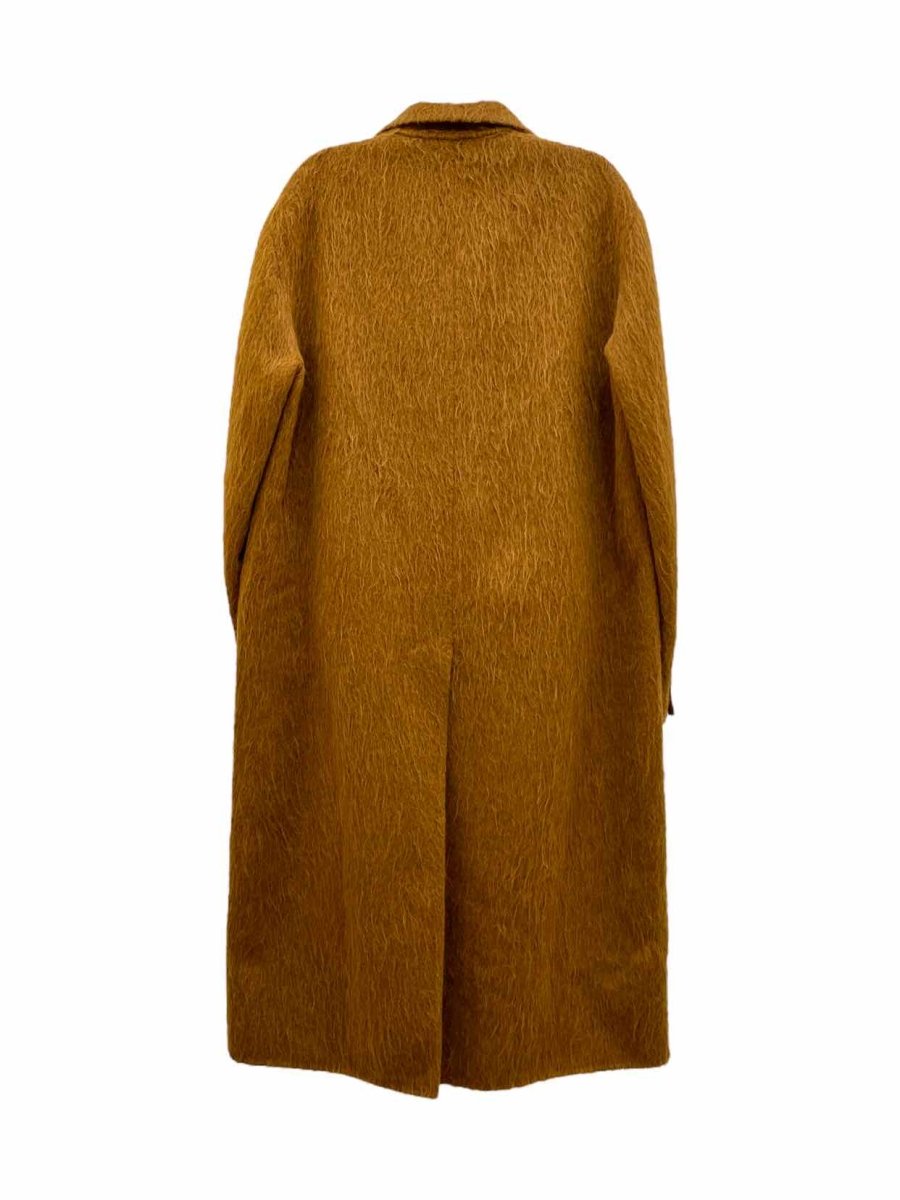 Pre - loved JOSEPH Single - breasted Tan Size US 10 Coat at Reems Closet