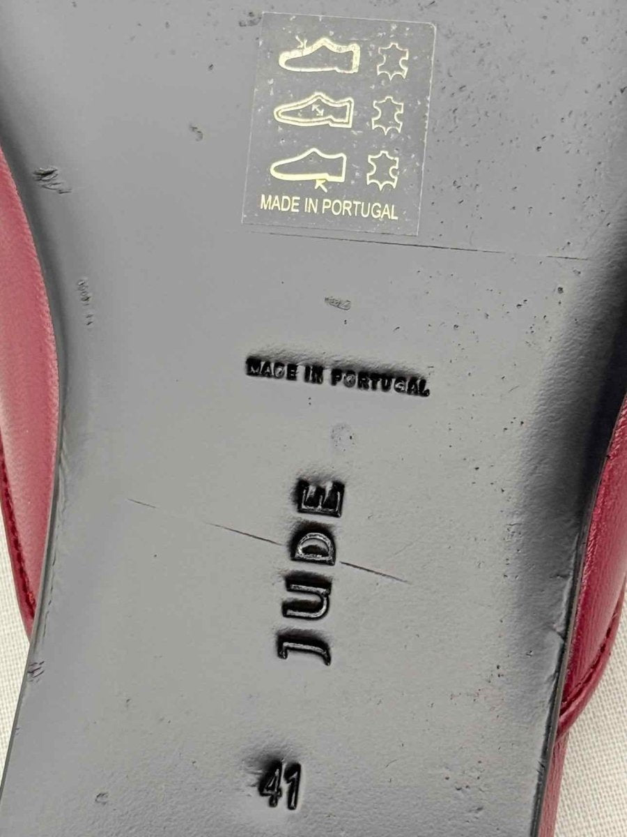 Pre - loved JUDE Date Burgundy Size EU 41 Mules at Reems Closet