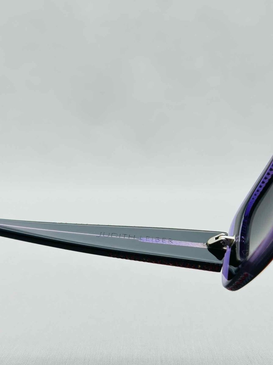 Pre - loved JUDITH LEIBER Black Sunglasses at Reems Closet