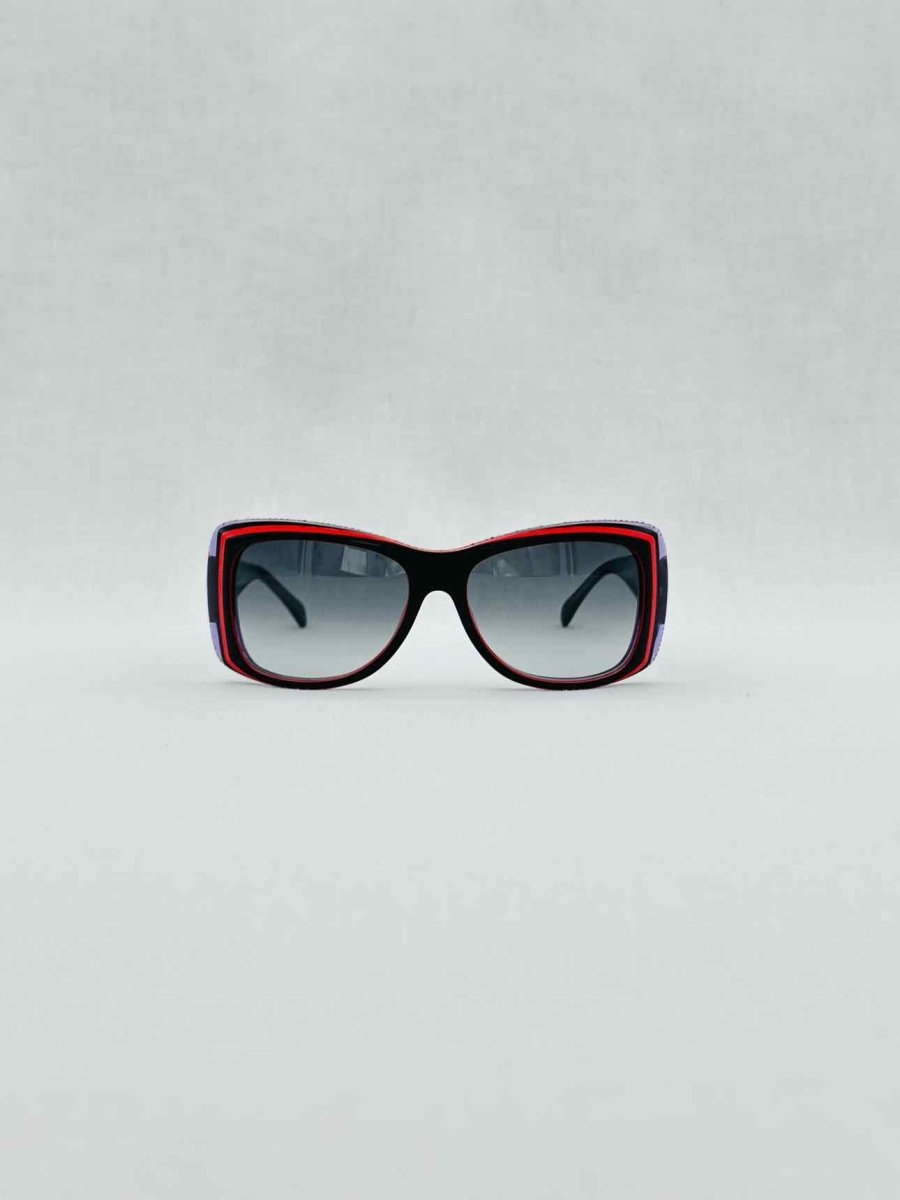 Pre - loved JUDITH LEIBER Black Sunglasses at Reems Closet