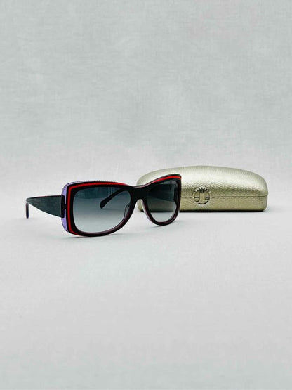 Pre - loved JUDITH LEIBER Black Sunglasses at Reems Closet
