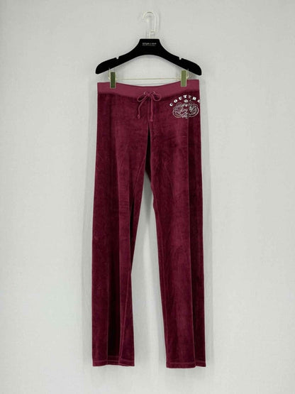Pre - loved JUICY COUTURE Burgundy Size Small/Medium Tracksuit Set at Reems Closet