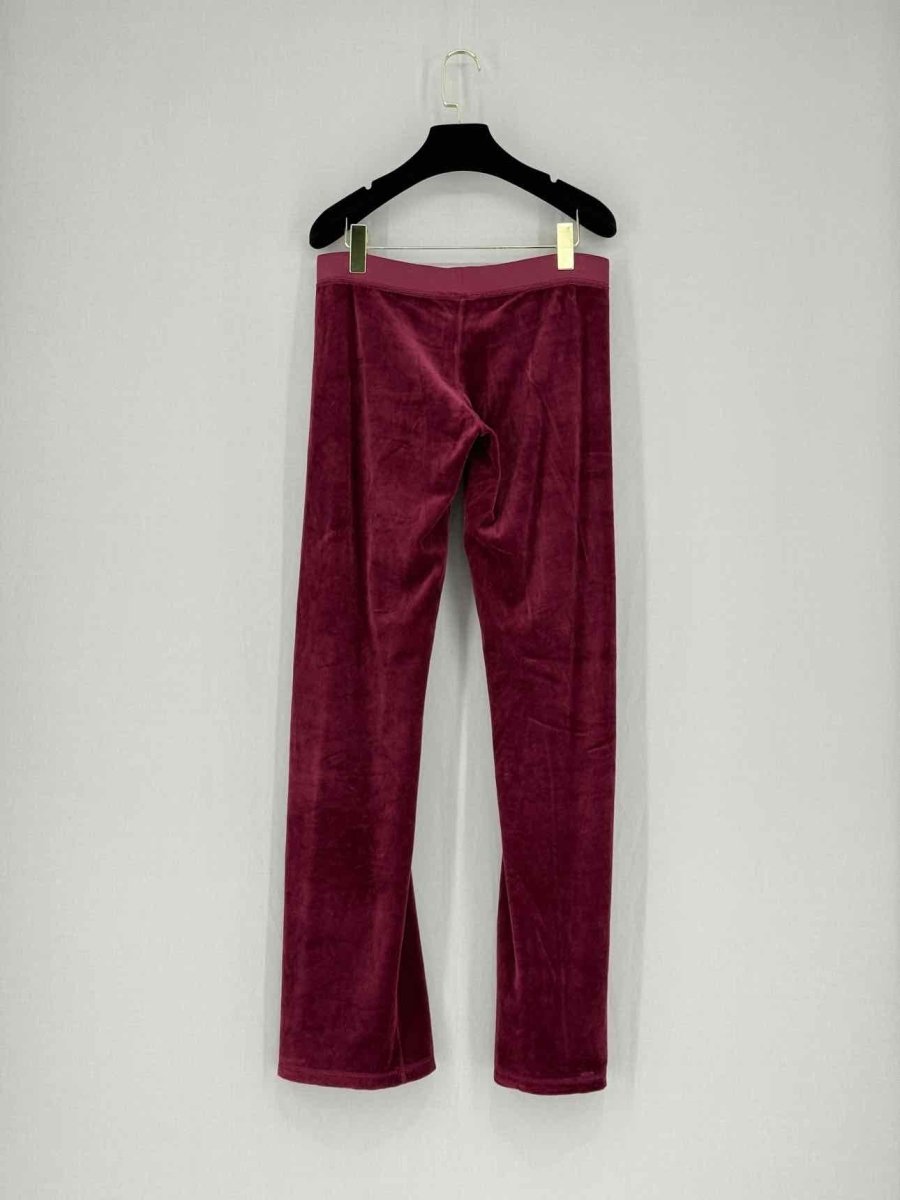 Pre - loved JUICY COUTURE Burgundy Size Small/Medium Tracksuit Set at Reems Closet
