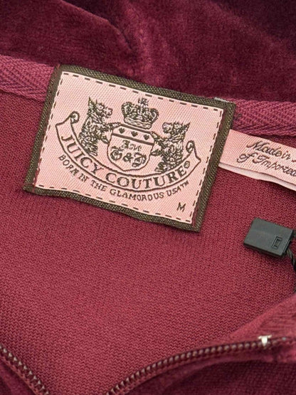 Pre - loved JUICY COUTURE Burgundy Size Small/Medium Tracksuit Set at Reems Closet