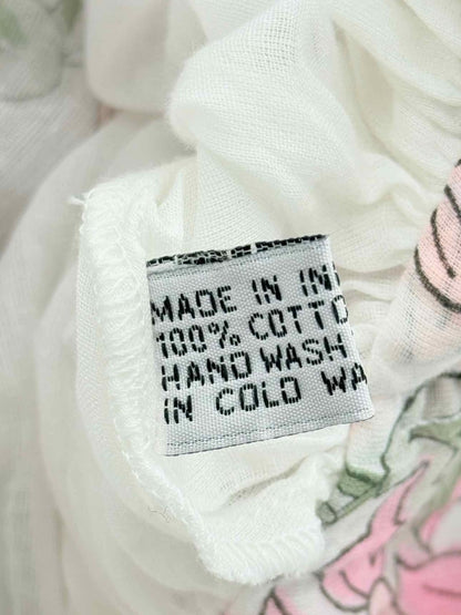 Pre - loved JULIET DUNN White Multicolor Size Large Short Dress at Reems Closet