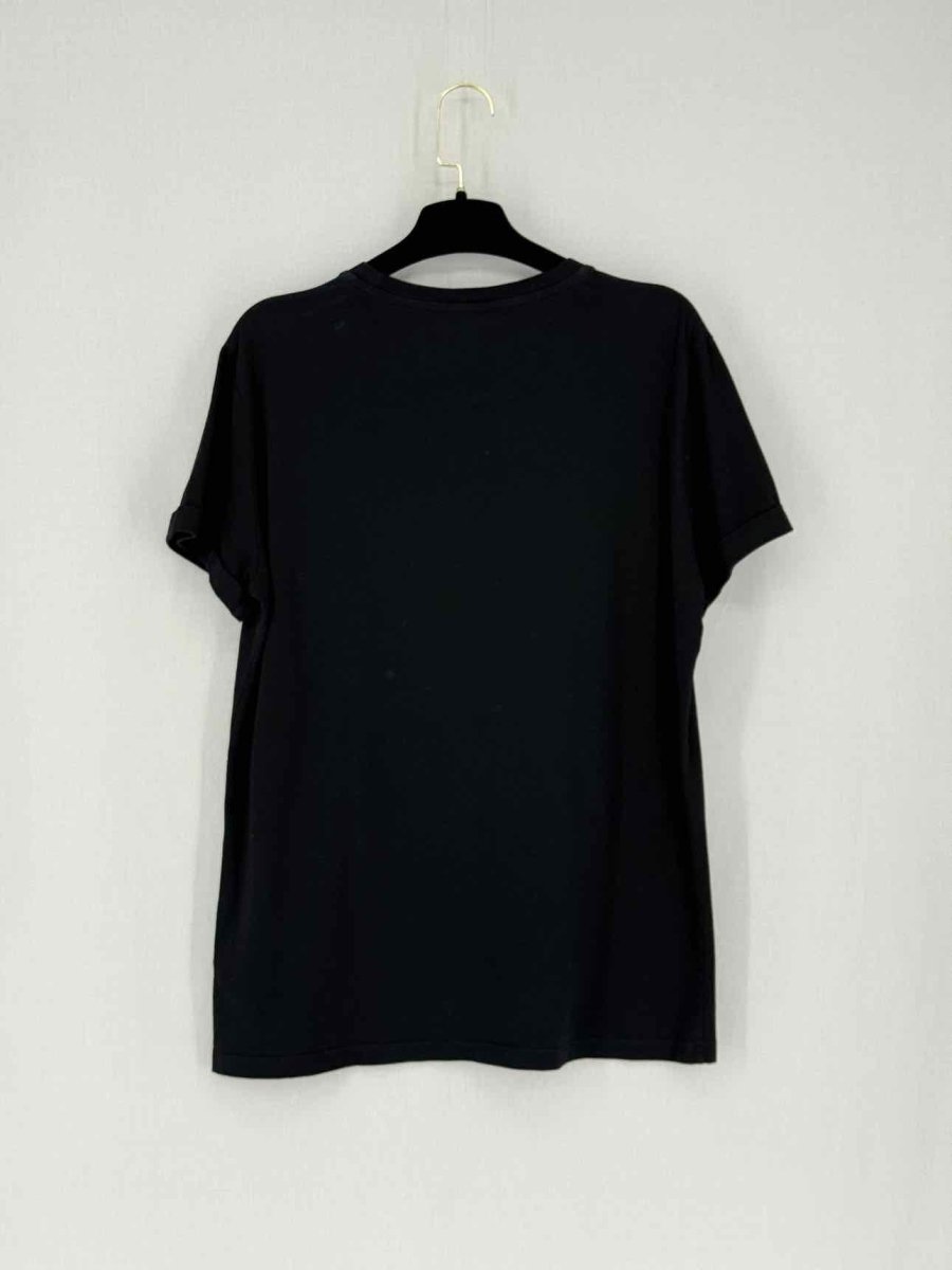 Pre - loved JUST CAVALLI Black Multicolor Size Medium T-shirt at Reems Closet