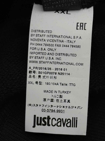 Pre - loved JUST CAVALLI Black Multicolor Size XXLarge Sweatshirt at Reems Closet