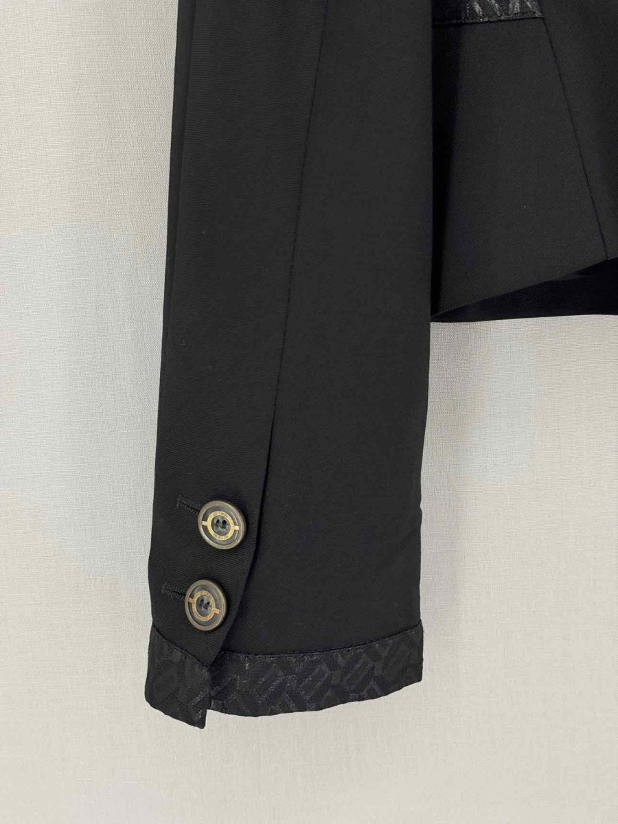 Pre-loved JUST CAVALLI Black Size US 6 Jacket at Reems Closet