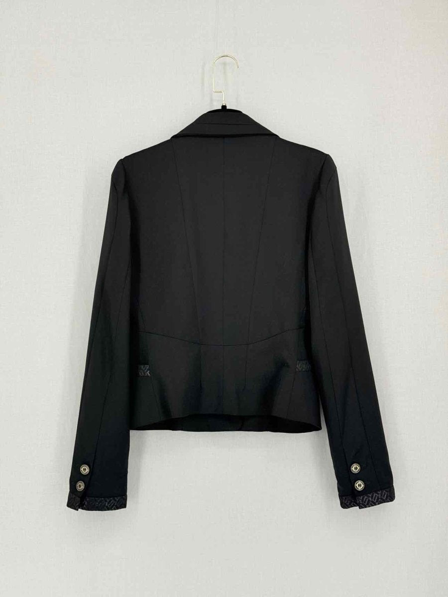 Pre-loved JUST CAVALLI Black Size US 6 Jacket at Reems Closet