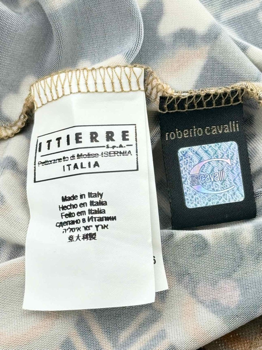 Pre - loved JUST CAVALLI Size US 6 Top & Skirt Outfit at Reems Closet